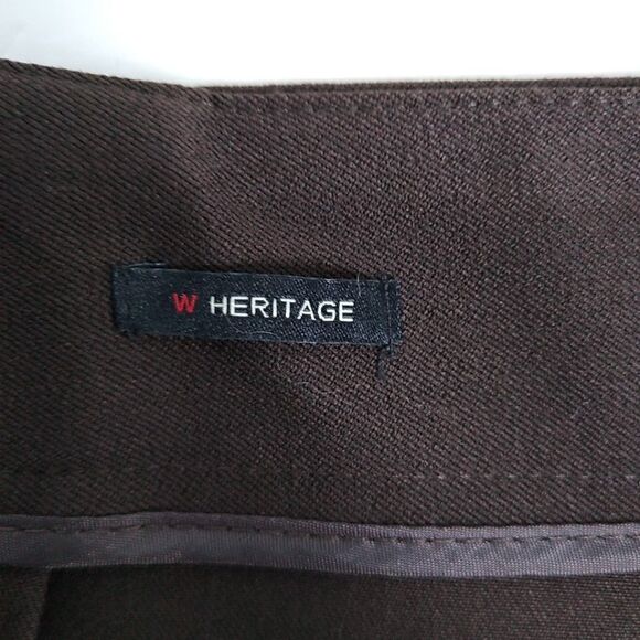 TALBOTS NWT Heritage Womens Slacks Chocolate Brown Side Zip Sz 16 Career Preppy - Picture 5 of 8